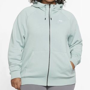 mint green nike jacket